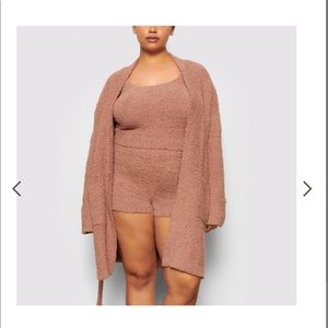 Skims Cozy Knit Short Robe